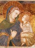 Madonna and Child Between St Francis and St John the Evangelist, C1320S-Pietro Lorenzetti-Giclee Print