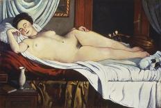 Sleeping Venus, (Naked Woman on a Bed) Woman-Pietro Marussig-Art Print