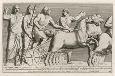 Roman Charioteer Receives His Instructions Before the Race-Pietro Santi Bartoli-Stretched Canvas