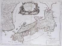 L'Empire Du Japon. from 'Universal Atlas Drawings on the Best Modern Maps';  'Atlas Universale…-Pietro Santini-Premier Image Canvas