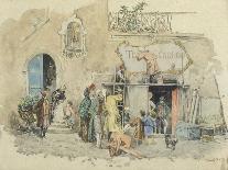 San Carlino Theatre in Naples-Pietro Scoppetta-Giclee Print