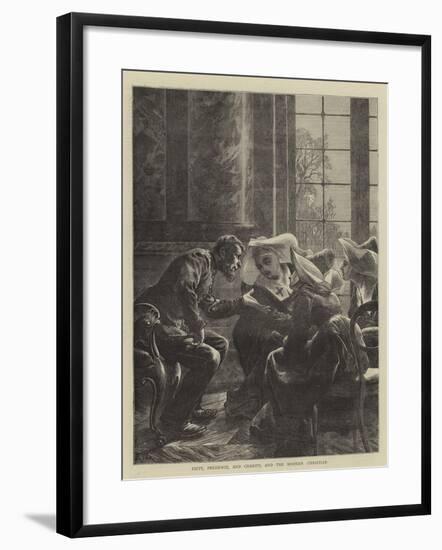 Piety, Prudence, and Charity, and the Modern Christian-Edward John Gregory-Framed Giclee Print