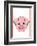 Pig - Animaru Cartoon Animal Print-Animaru-Framed Giclee Print