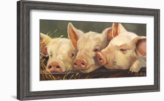 Pig Heaven-Carolyne Hawley-Framed Art Print