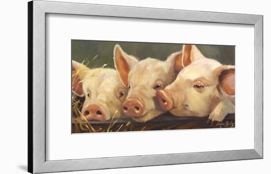 Pig Heaven-Carolyne Hawley-Framed Art Print