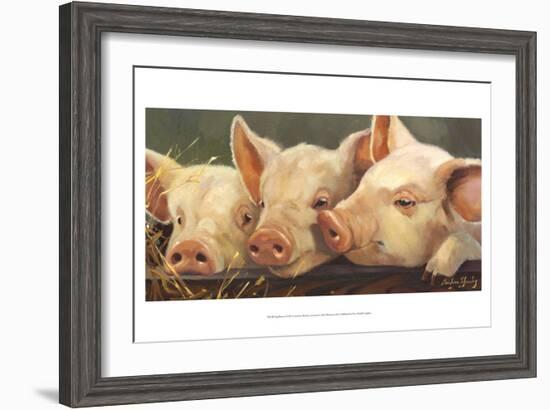 Pig Heaven-Carolyne Hawley-Framed Art Print