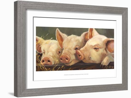 Pig Heaven-Carolyne Hawley-Framed Art Print