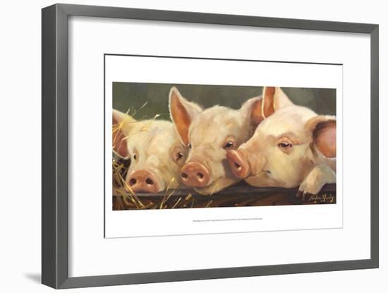 Pig Heaven-Carolyne Hawley-Framed Art Print