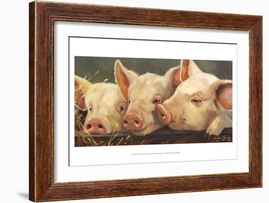 Pig Heaven-Carolyne Hawley-Framed Art Print