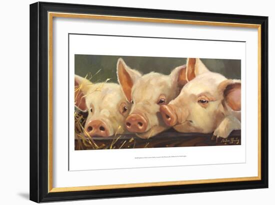 Pig Heaven-Carolyne Hawley-Framed Art Print