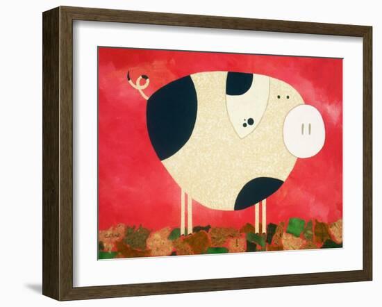 Pig Newton-Casey Craig-Framed Art Print