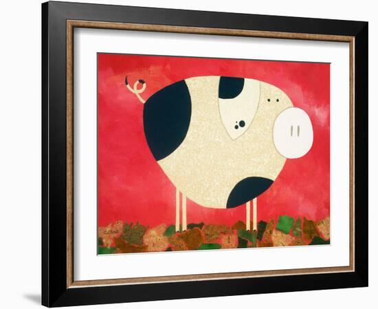 Pig Newton-Casey Craig-Framed Art Print