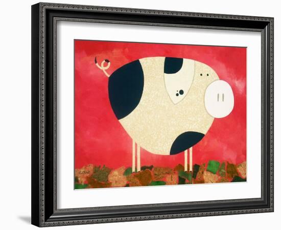 Pig Newton-Casey Craig-Framed Art Print