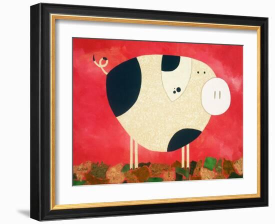 Pig Newton-Casey Craig-Framed Art Print