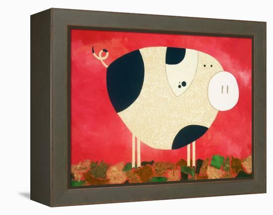 Pig Newton-Casey Craig-Framed Stretched Canvas