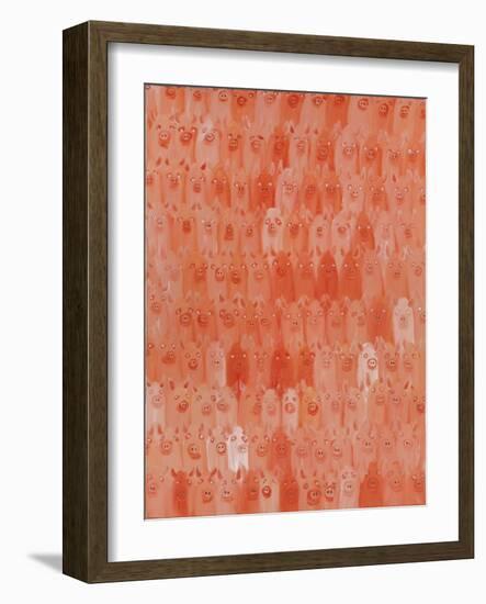 Pig Opera, 2016-Holly Frean-Framed Giclee Print