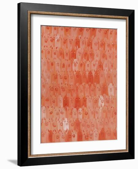 Pig Opera, 2016-Holly Frean-Framed Giclee Print