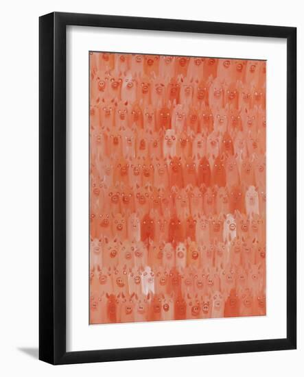 Pig Opera, 2016-Holly Frean-Framed Giclee Print