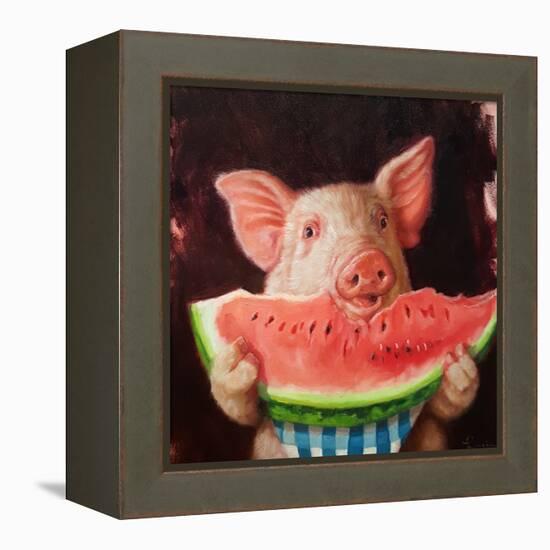 Pig Out-Lucia Heffernan-Framed Stretched Canvas