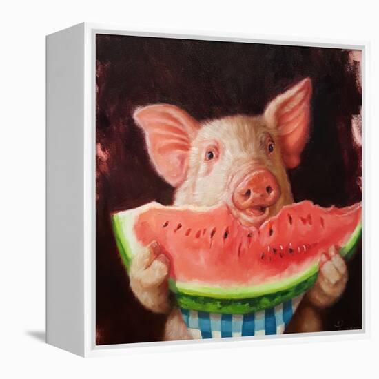 Pig Out-Lucia Heffernan-Framed Stretched Canvas