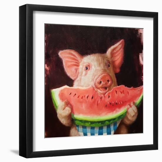 Pig Out-Lucia Heffernan-Framed Art Print