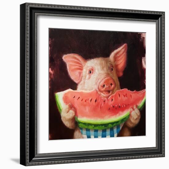 Pig Out-Lucia Heffernan-Framed Art Print