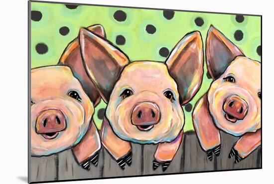 Pig Pen-Karrie Evenson-Mounted Art Print