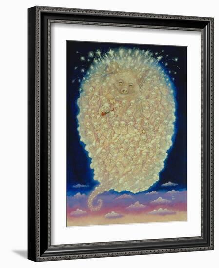 Pig's Heaven-Bill Bell-Framed Giclee Print