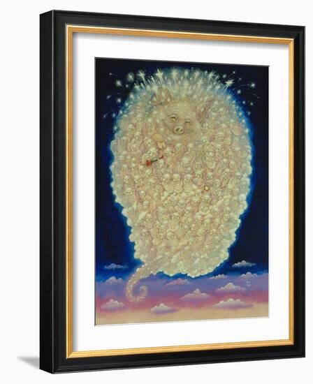 Pig's Heaven-Bill Bell-Framed Giclee Print