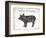 Pig Words-Jace Grey-Framed Premium Giclee Print