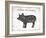 Pig Words-Jace Grey-Framed Art Print