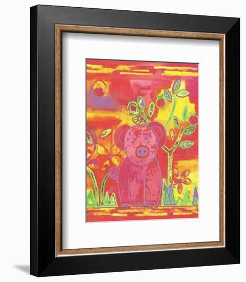 Pig-Lisa V^ Keaney-Framed Art Print