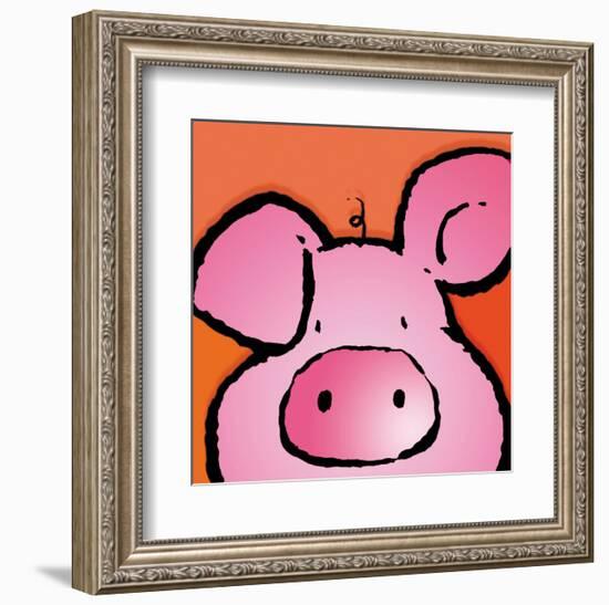 Pig-Jean Paul-Framed Art Print