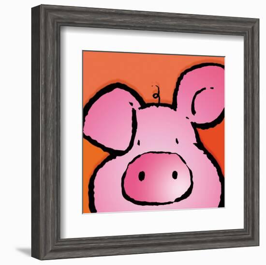 Pig-Jean Paul-Framed Art Print