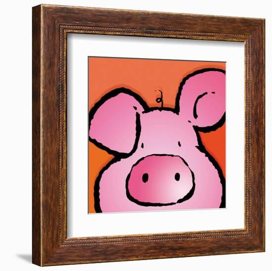 Pig-Jean Paul-Framed Art Print