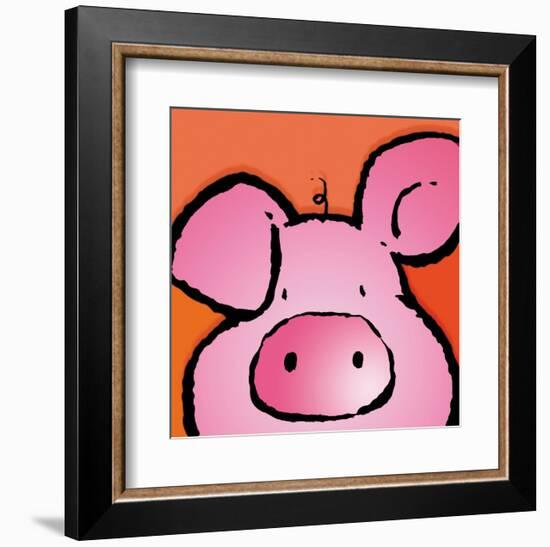 Pig-Jean Paul-Framed Art Print