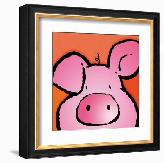 Pig-Jean Paul-Framed Art Print