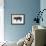 Pig-null-Framed Art Print displayed on a wall