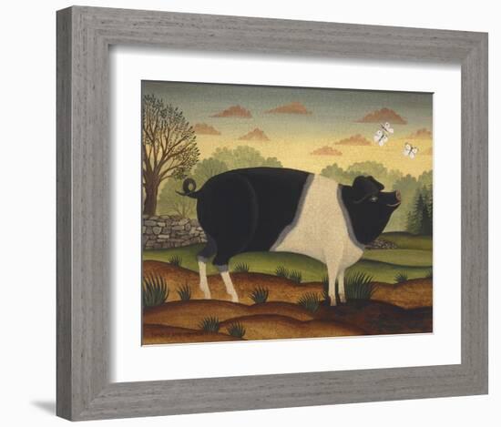 Pig-Diane Ulmer Pedersen-Framed Art Print