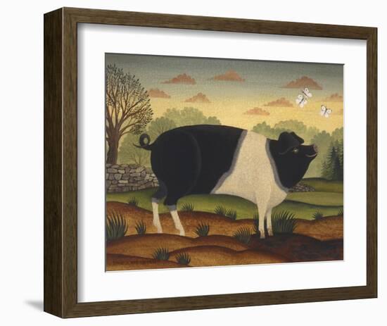 Pig-Diane Ulmer Pedersen-Framed Art Print