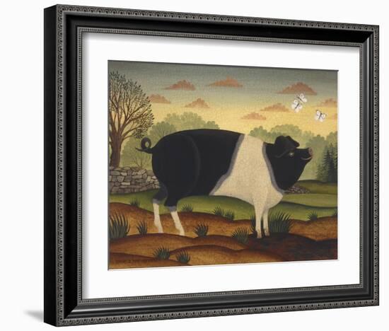 Pig-Diane Ulmer Pedersen-Framed Art Print