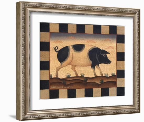 Pig-Diane Ulmer Pedersen-Framed Art Print