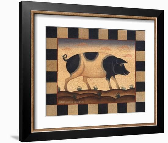 Pig-Diane Ulmer Pedersen-Framed Art Print