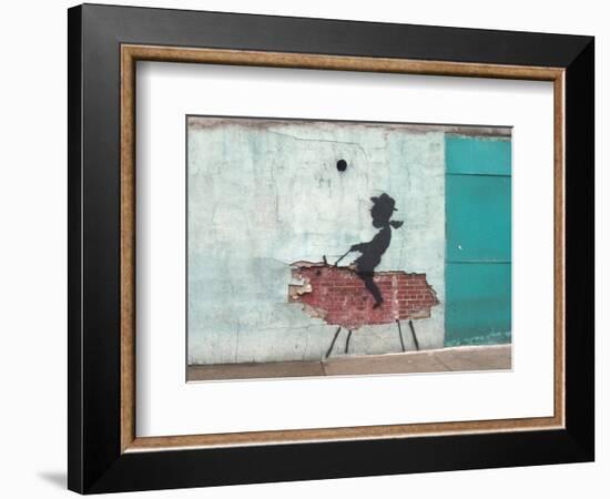 Pig-Banksy-Framed Giclee Print