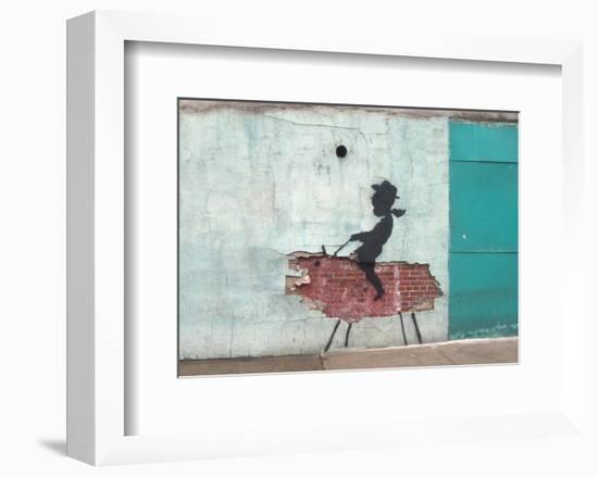 Pig-Banksy-Framed Giclee Print