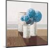 Pigeon Blue Pompons-Karsten Kirchner-Mounted Art Print