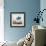Pigeon Blue Pompons-Karsten Kirchner-Framed Art Print displayed on a wall