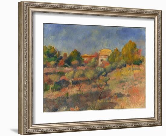 Pigeon Coop at Bellevue-Pierre-Auguste Renoir-Framed Giclee Print