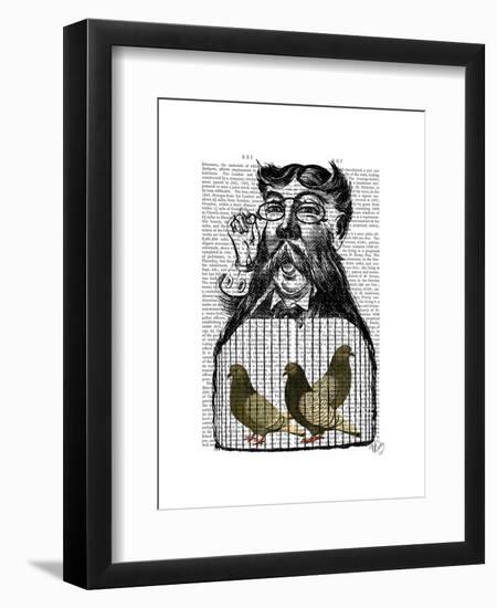 Pigeon Fancier-Fab Funky-Framed Art Print