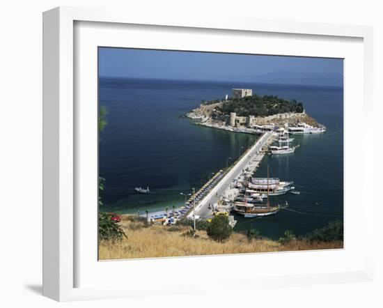 Pigeon Island, Kusadasi, Anatolia, Turkey, Eurasia-G Richardson-Framed Photographic Print